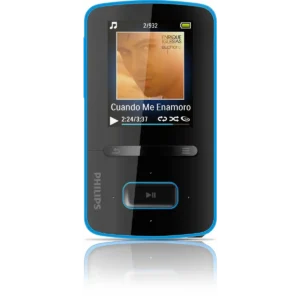 Philips GoGear SA3VBE08B/97 MP3/MP4 player 8 GB Black, Blue