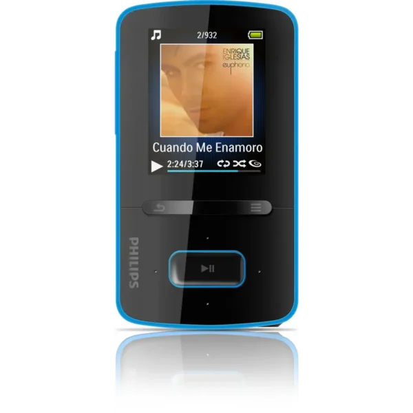 Philips GoGear SA3VBE08B/97 MP3/MP4 player 8 GB Black, Blue