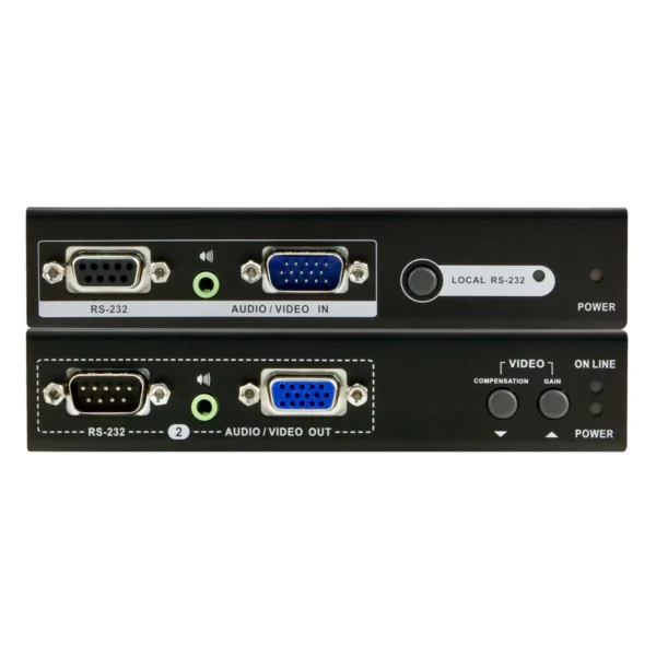 ATEN VE200 AV extender Black
