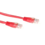 ACT Red 20 meter U/UTP CAT6 patch cable with RJ45 connectors