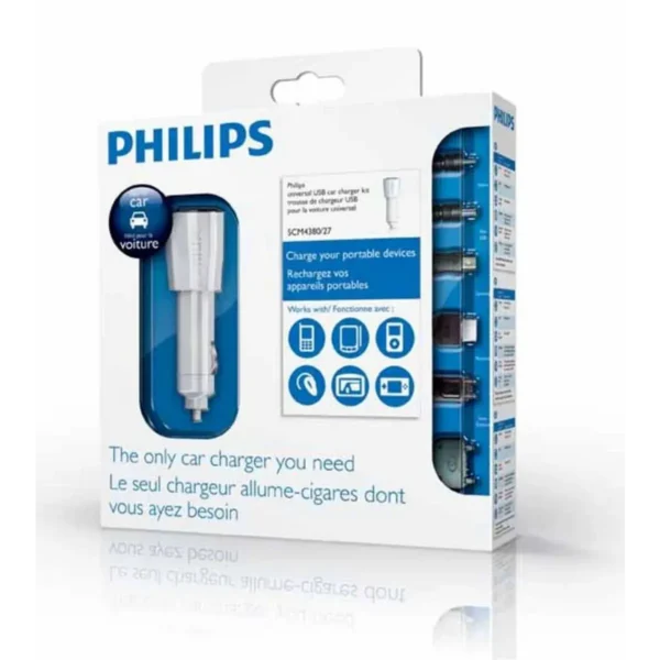 Philips SCM4380 Universal USB car charger Power2Charge