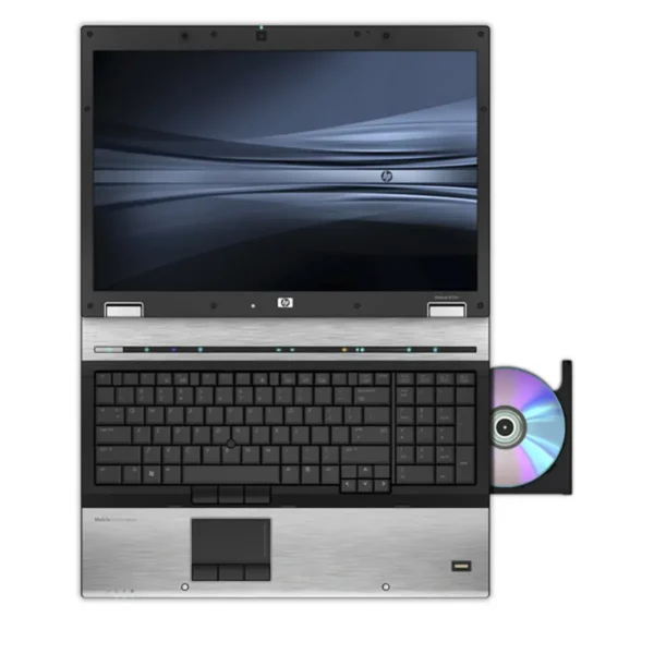 HP EliteBook 8730w Mobile Workstation Intel® Core™2 Duo T9600 43.2 cm (17″) 4 GB DDR2-SDRAM 320 GB HDD NVIDIA® Quadro® FX 2700M Windows 7 Professional