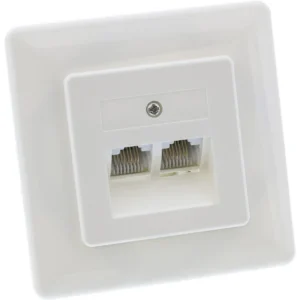 InLine ISDN Wall Plate 2x RJ45 female 2x 8 Port