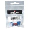 Intellinet Keystone Jack, Cat6, UTP, Punch-down, Blue