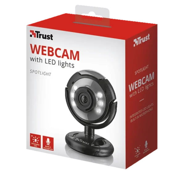 Trust Spotlight webcam 640 x 480 pixels USB 2.0 Black