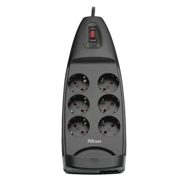 Trust Surge Guard Premium PW-3500 Black 6 AC outlet(s)