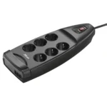 Trust Surge Guard Premium PW-3500 Black 6 AC outlet(s)