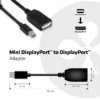 CLUB3D Mini DisplayPort to DisplayPort 1.2 Adapter Cable