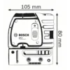 Bosch 0 601 066 100 laser level Point level 30 m