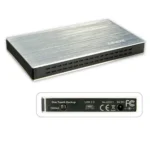 Lindy 42671 storage drive enclosure Black, Silver 2.5″