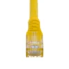 StarTech.com 3ft CAT6 Ethernet Cable – Yellow CAT 6 Gigabit Ethernet Wire -650MHz 100W PoE RJ45 UTP Molded Network/Patch Cord w/Strain Relief/Fluke Tested/Wiring is UL Certified/TIA