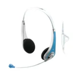 Trust InSonic Chat Headset – Blue Wired Calls/Music