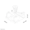 Neomounts BEAMER-C300 Beamer ceiling mount – h 15 cm – full motion