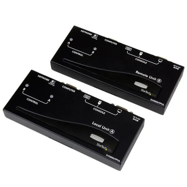 StarTech.com Long Range USB VGA KVM Console Extender over Cat5 UTP – 1000 ft