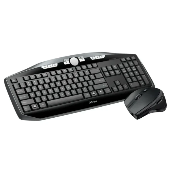 Trust MaxTrack keyboard Mouse included RF Wireless QWERTY Black