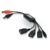 Conceptronic 4 Ports Flexible USB Hub