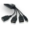 Conceptronic 4 Ports Flexible USB Hub