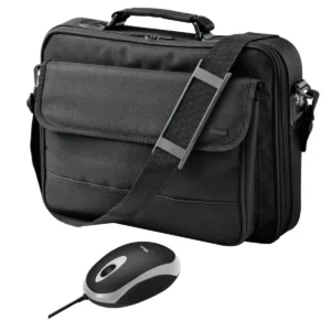 Trust 15.4″ Notebook Bag + Mini Mouse 39.1 cm (15.4″) Briefcase Black