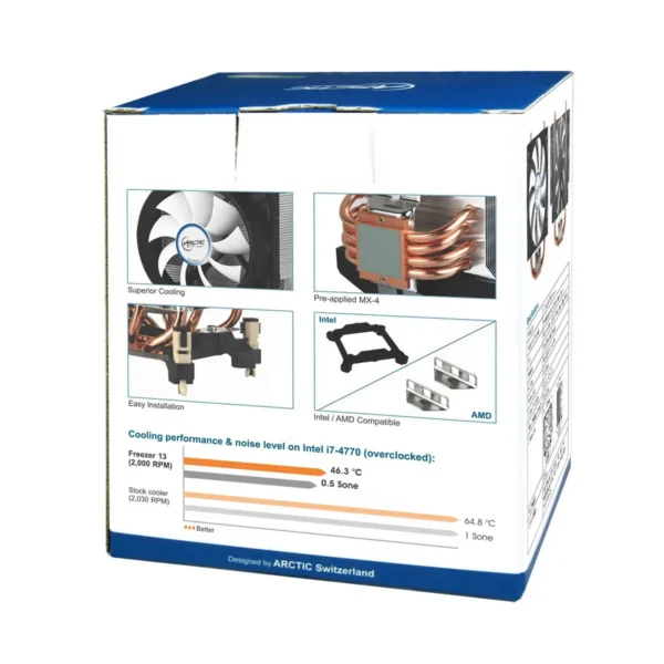 ARCTIC Freezer 13 – Multi-Compatible Tower CPU Cooler
