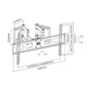 InLine Corner Wall Bracket for TFT / LED / Plasma 37″ to 63″ up to 60kg