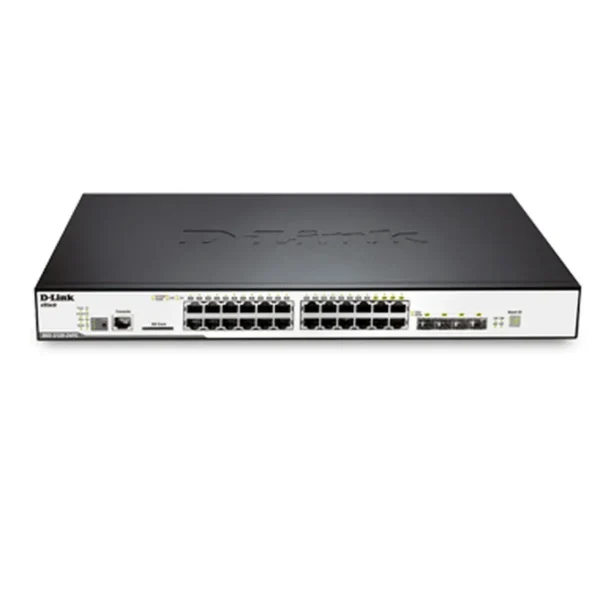 D-Link DGS-3120-24PC/SI network switch Managed L2+ Power over Ethernet (PoE) Black