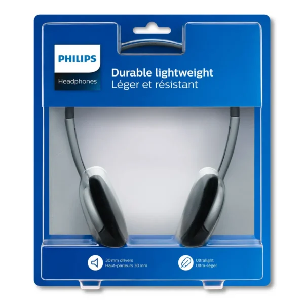 Philips SBCHL145/28 headphones/headset Wired Head-band Black, Silver
