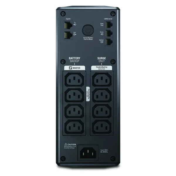 APC Back-UPS Pro uninterruptible power supply (UPS) Line-Interactive 0.9 kVA 540 W 8 AC outlet(s)
