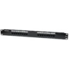 Intellinet Patch Panel, Cat5e, UTP, 16-Port, 1U, Black