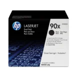 HP 90X 2-pack High Yield Black Original LaserJet Toner Cartridges