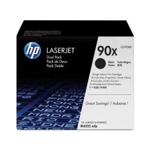 HP 90X 2-pack High Yield Black Original LaserJet Toner Cartridges