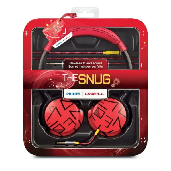 Philips SHO8803/28 headphones/headset Wired Head-band Black, Red