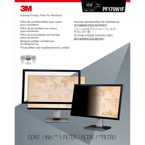 3M Framed Privacy Filter for 17″ Widescreen Monitor (16:10)