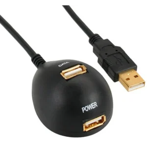 InLine 34655 interface hub Black