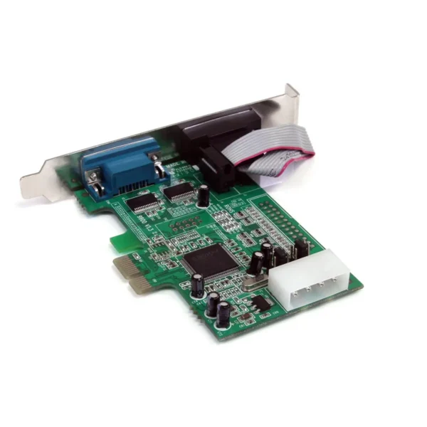 StarTech.com 2-Port PCI Express RS232 Serial Adapter Card, 16550 UART, PCIe to Dual Serial DB9 Host Controller, Windows & Linux, TAA – Replaced by PEX2S953