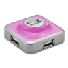 Trust 4 Port USB 2.0 Micro Hub – Pink