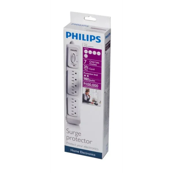 Philips SPP3070I/17 surge protector White 7 AC outlet(s) 0.914 m