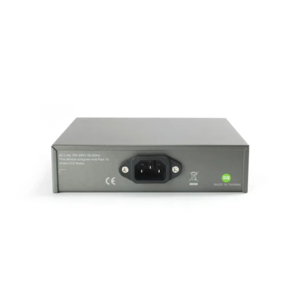 LevelOne RJ45 to SC Fast Ethernet Media Converter, Multi-Mode Fiber, 1 PoE Output, 802.3af PoE