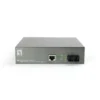 LevelOne RJ45 to SC Fast Ethernet Media Converter, Multi-Mode Fiber, 1 PoE Output, 802.3af PoE