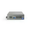 LevelOne RJ45 to SC Fast Ethernet Media Converter, Multi-Mode Fiber, 1 PoE Output, 802.3af PoE