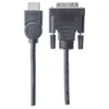 Manhattan HDMI to DVI-D 24+1 Cable, 1.8m, Male to Male, Black, Dual Link, Compatible with DVD-D, Lifetime Warranty, Equivalent to HDMIDVIMM6