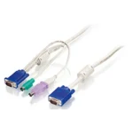 LevelOne 5m KVM Cable, VGA, PS/2, USB