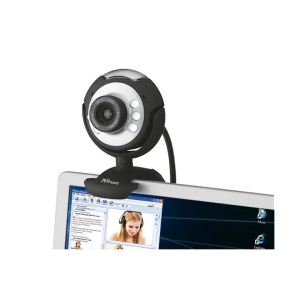 Trust 31031 webcam 1.3 MP 1280 x 1024 pixels USB 2.0 Black, Silver
