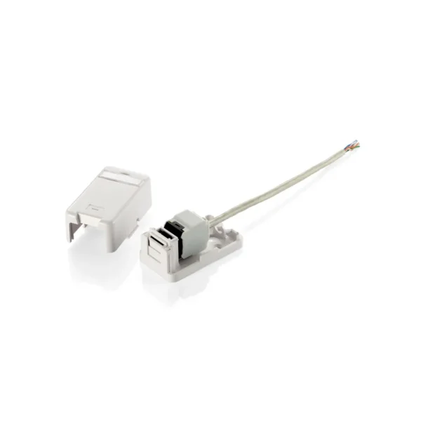 Equip 1-Port Keystone Jack Surface Mount Box