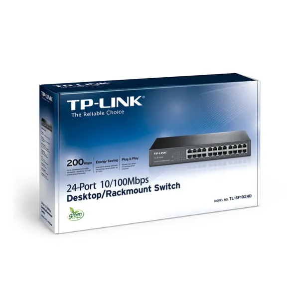 TP-Link 24-port 10/100Mbps Desktop/Rackmount Network Switch