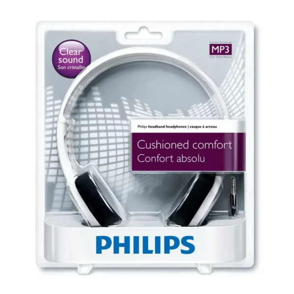 Philips Lightweight Headphones SHL1000WT/10