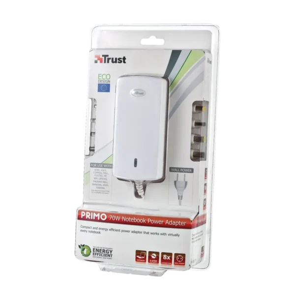 Trust Primo 70W power adapter/inverter Indoor White