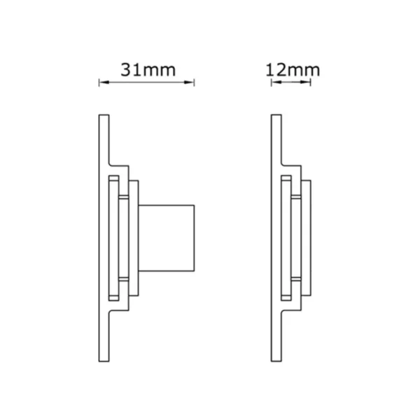 Multibrackets M Universal Wallmount Super Slim Silver Medium