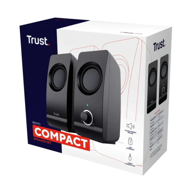Trust Remo 2.0 1-way Black Wired 8 W