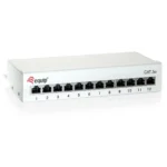 Equip 12-Port Cat.6 Desktop Patch Panel, Light Grey