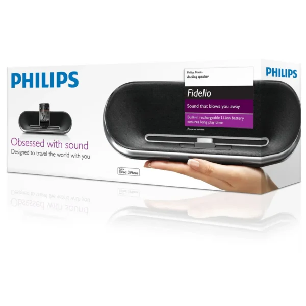 Philips DS7550/37 docking speaker 2.0 channels 10 W Black